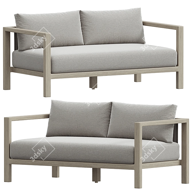  Sonoma Outdoor Sofa – Bronze 3D model image 1