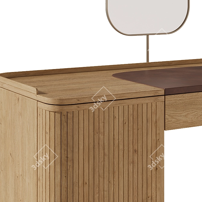 Glossy Screen Style Dresser 3D model image 10