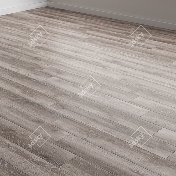 Luxury Oak Flooring Collection 3D model image 2