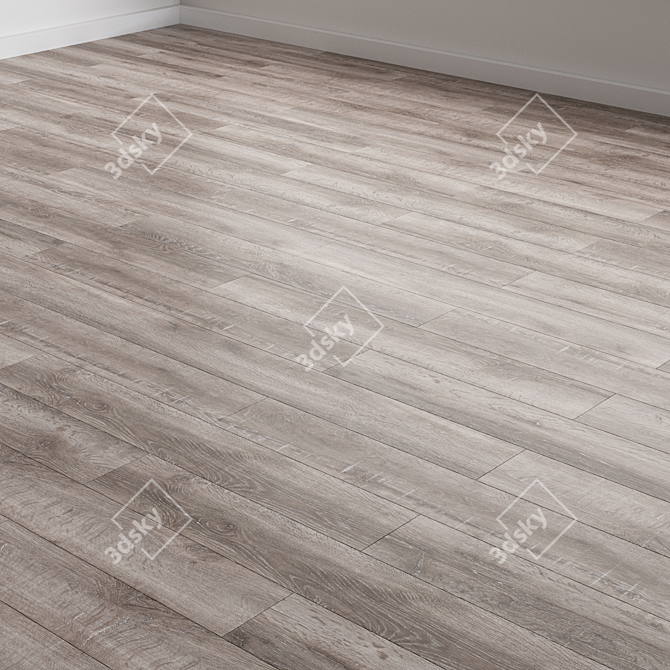 Luxury Oak Flooring Collection 3D model image 6