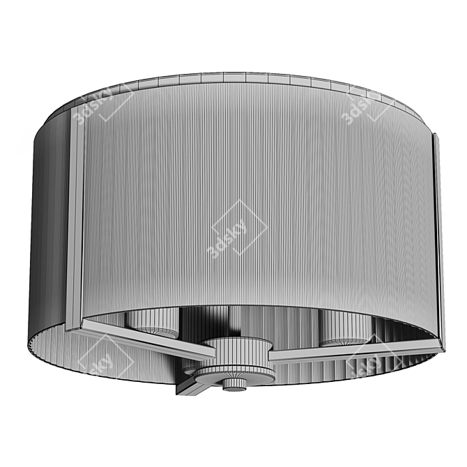 Jethra Flush Mount Light 3D model image 11