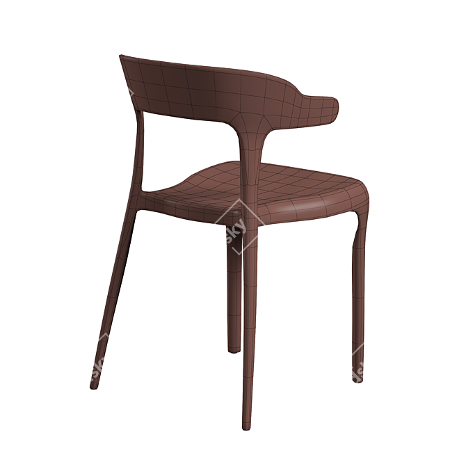 Stylish Neo Chair for Any Space 3D model image 7