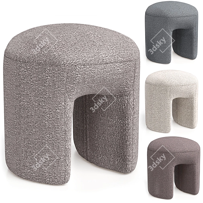 Translated Description:
"Puff Shaggy Perla05 from Ogogo"

Unique Title:
Cozy Shaggy Pouf for Home 3D model image 6