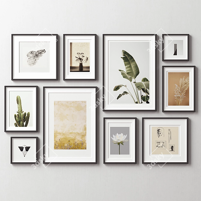 Variety Frames Collection - 10 Sizes 3D model image 14