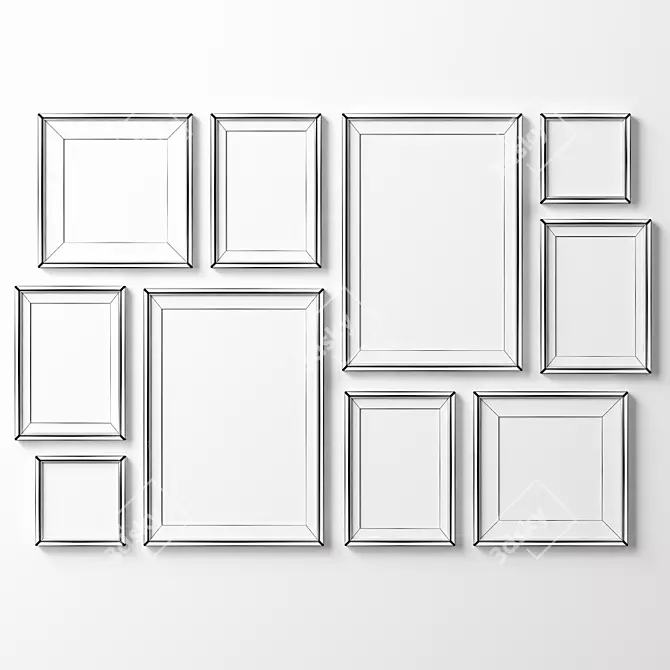 Variety Frames Collection - 10 Sizes 3D model image 21