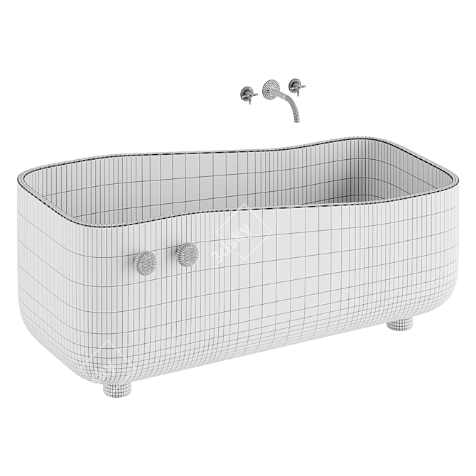 SWING Bathtub | Ex.t 3D model image 3