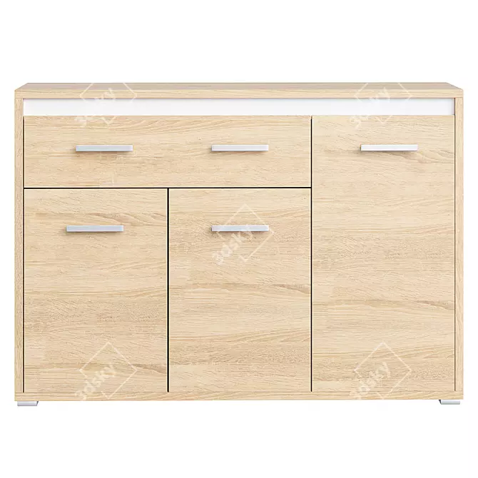 Modern Chest Drawers Madison G109 3D model image 2