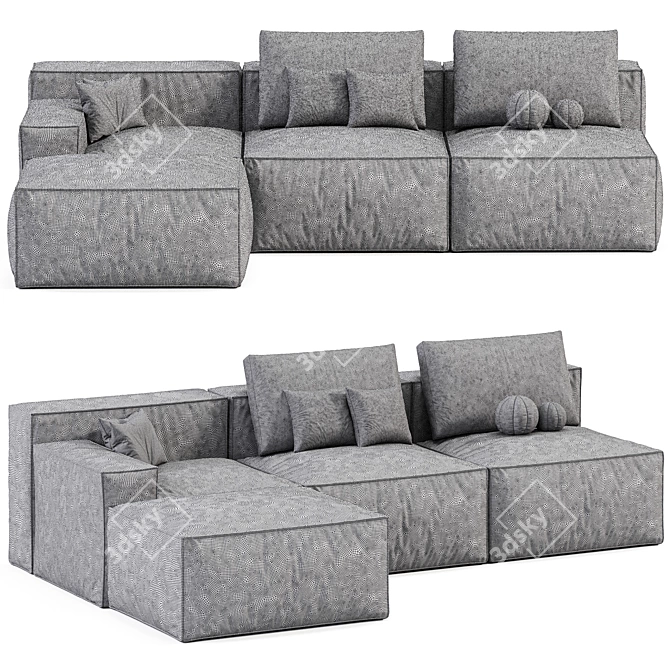 Modern Loft Sofa 2015 Version 3D model image 6