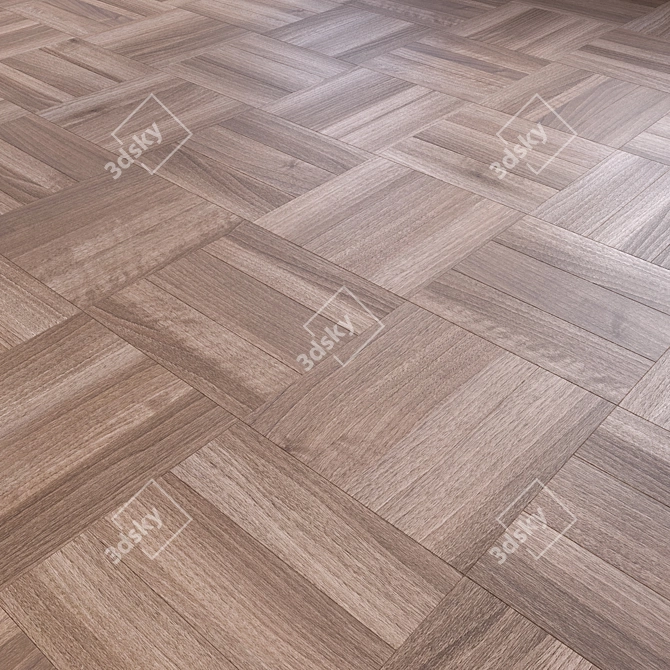 Versatile 3D Wood Flooring Model 3D model image 2