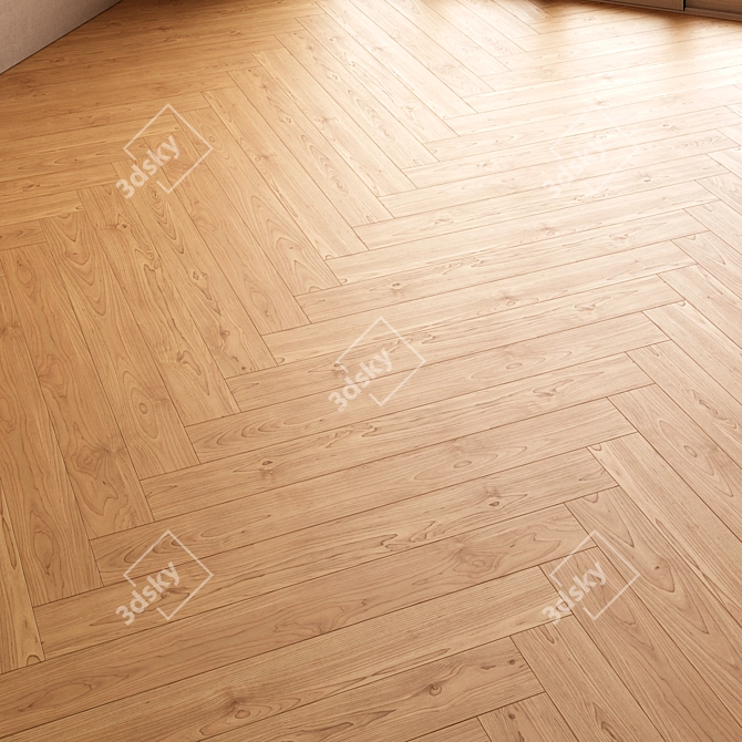 CoronaMultiMap Oak Parquet Floor 3D model image 3