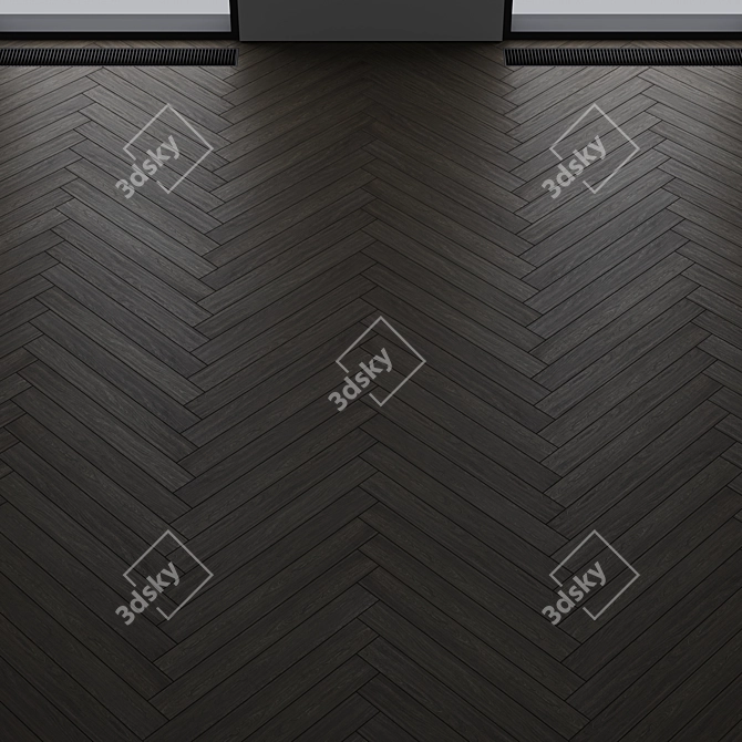 Versatile Parquet Flooring Options 3D model image 4