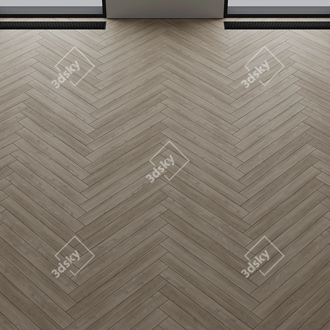 Versatile Parquet Flooring Options 3D model image 5