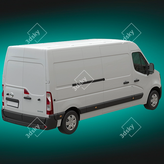 Nissan NV400 Medium Roof Van 3D model image 4