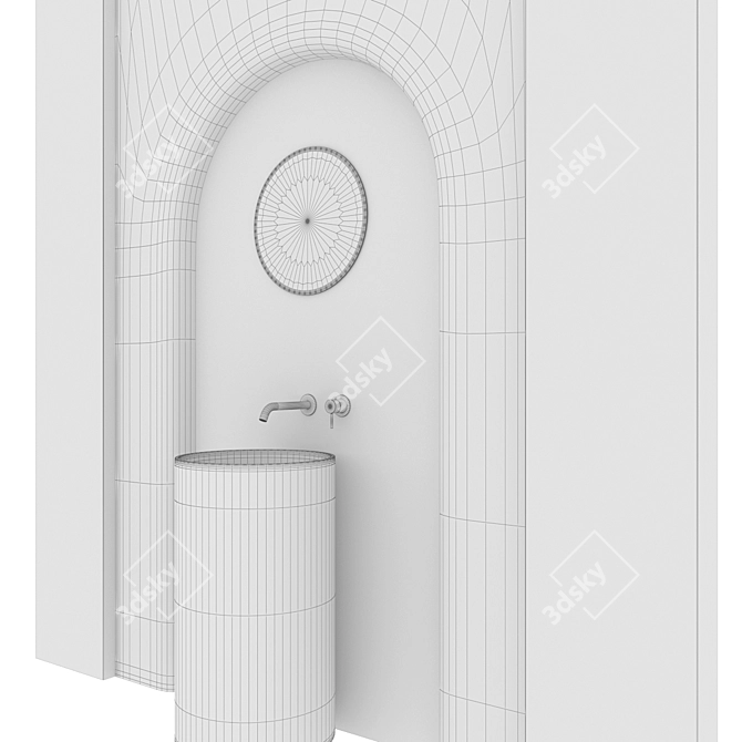 Fantini Mixer and Salini Basin 3D model image 5