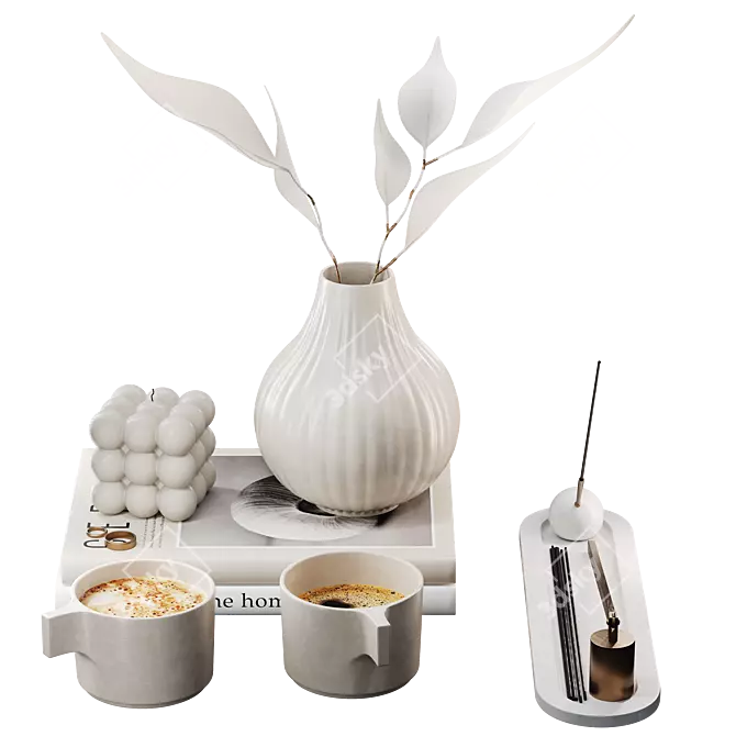 Modern Decor Set for Stylish Interiors 3D model image 3