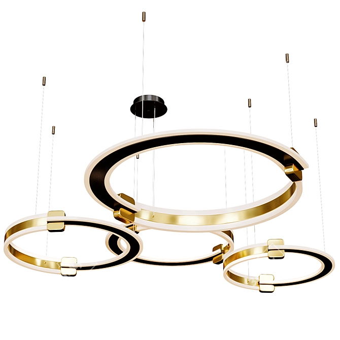 Modern Ring Pendant Lamp "RING 3D model image 2