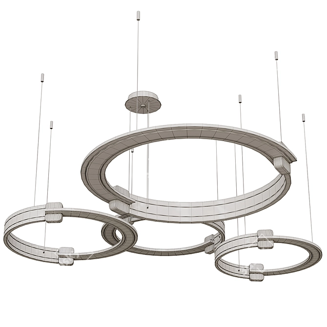 Modern Ring Pendant Lamp "RING 3D model image 3