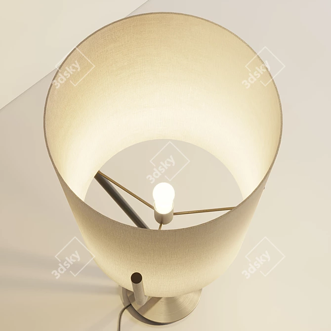 Branching Elegance Floor Light 3D model image 4