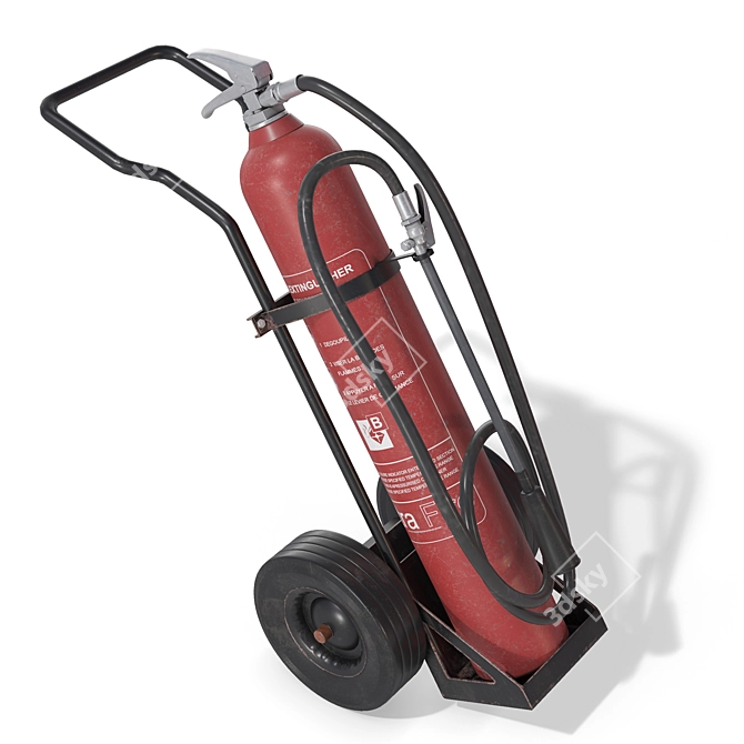 Urban Fire Extinguisher Set 3D model image 3