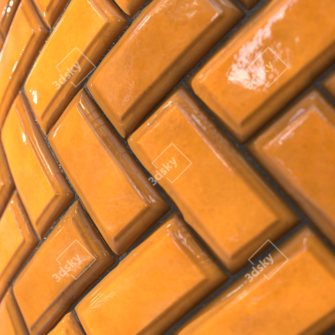 Ceramic Kitchen Tile PBR Textures 3D model image 7