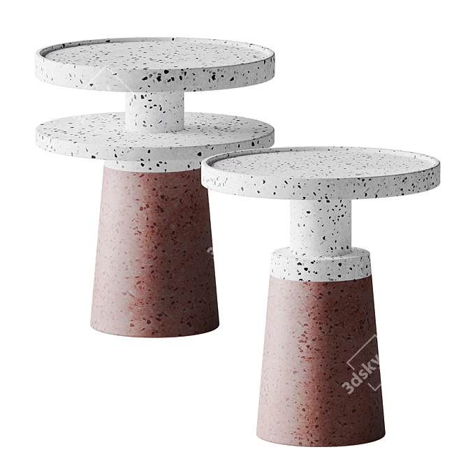 Sleek Terra Incognita Side Table 3D model image 3