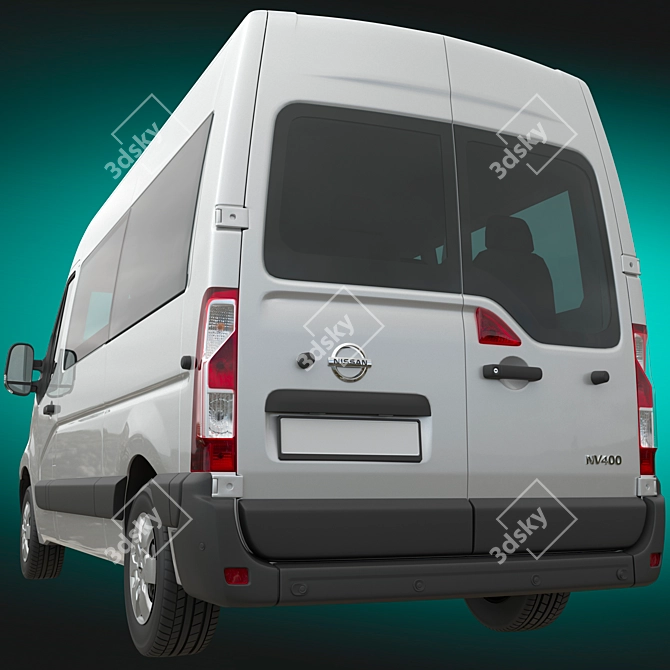 Nissan NV400 Minibus Models Pack 3D model image 3