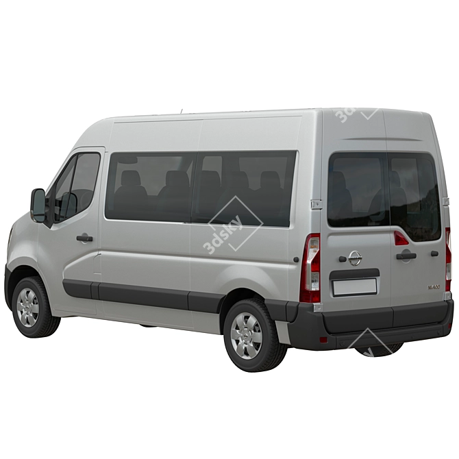 Nissan NV400 Minibus Models Pack 3D model image 8