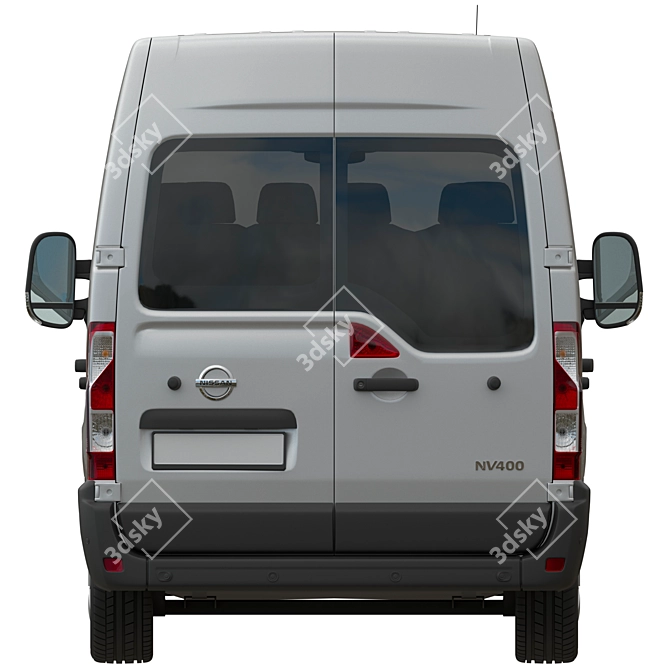 Nissan NV400 Minibus Models Pack 3D model image 9