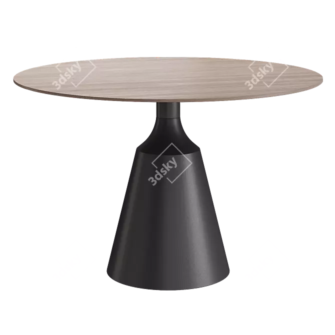 Parma Dining Table: Designer Elegance 3D model image 6