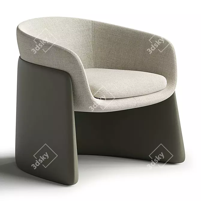 Modern Model Chair 3D Render 3D model image 1