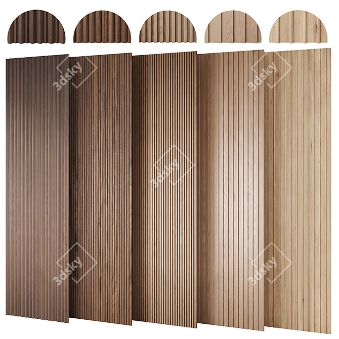 Customizable 3D Latho Panels 3D model image 1