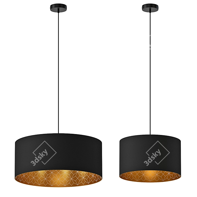 Eglo Zaragoza Pendant Light 3D model image 4