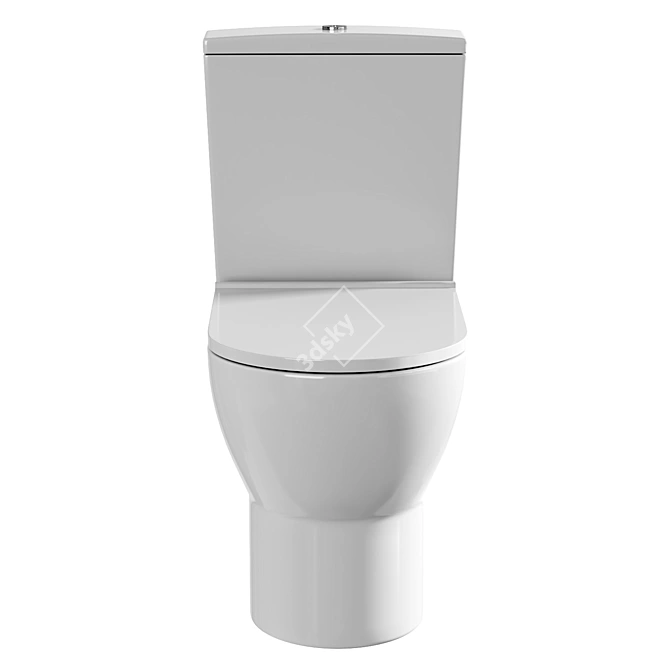 DIWO Elista Compact Toilet 3D model image 2