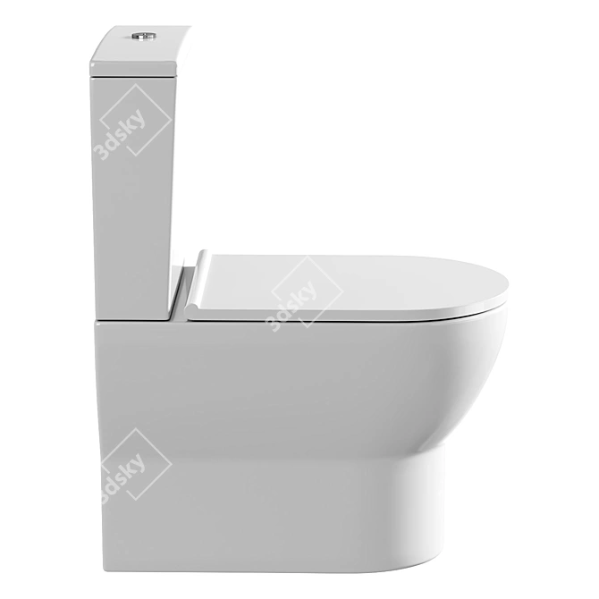 DIWO Elista Compact Toilet 3D model image 3