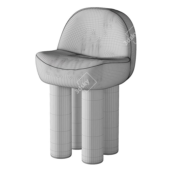  Cozy Bliss Chair 3D model image 4