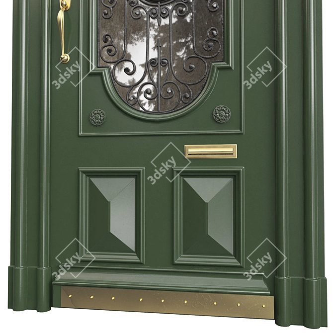 Classic 3D Max Door 2013 3D model image 2