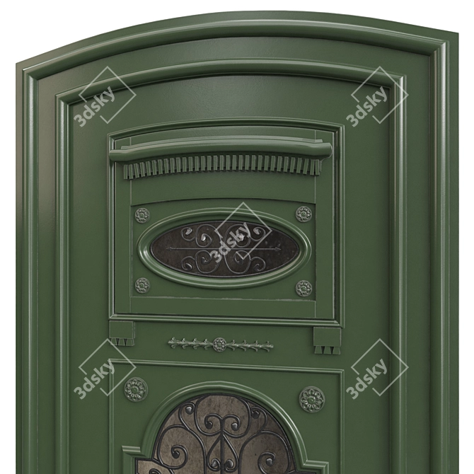 Classic 3D Max Door 2013 3D model image 4