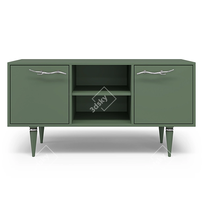 Art Kolor Matte TV Stand 3D model image 6