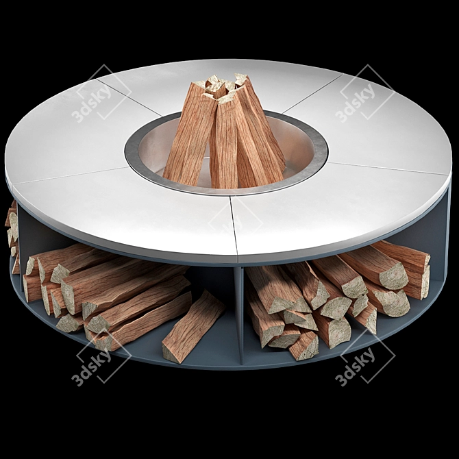 Laubo Fuego Fire Pit Grill 3D model image 1