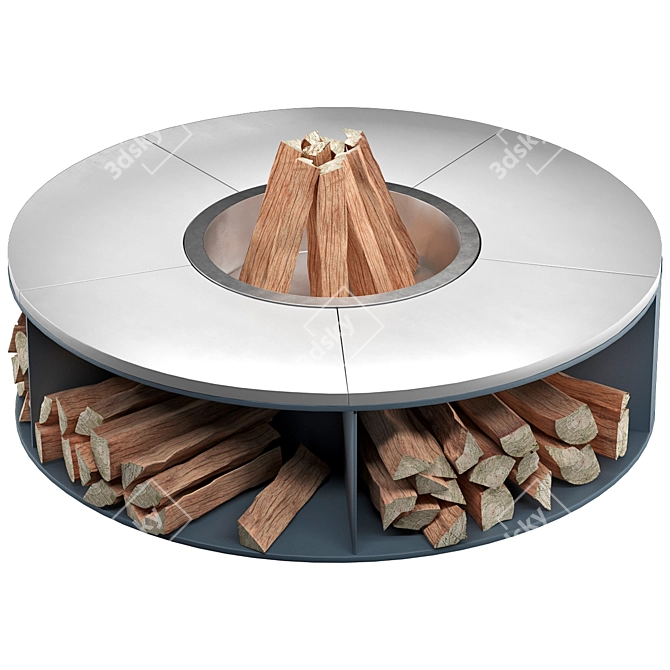 Laubo Fuego Fire Pit Grill 3D model image 2