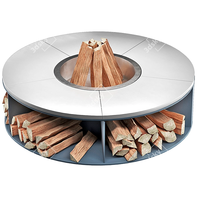 Laubo Fuego Fire Pit Grill 3D model image 4