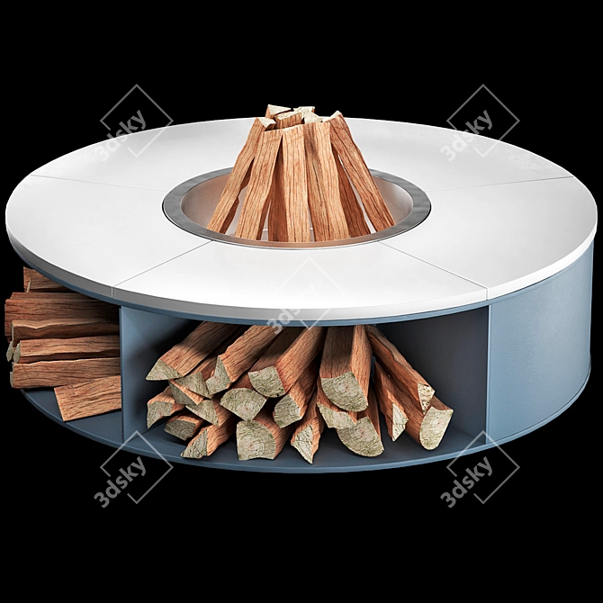 Laubo Fuego Fire Pit Grill 3D model image 6