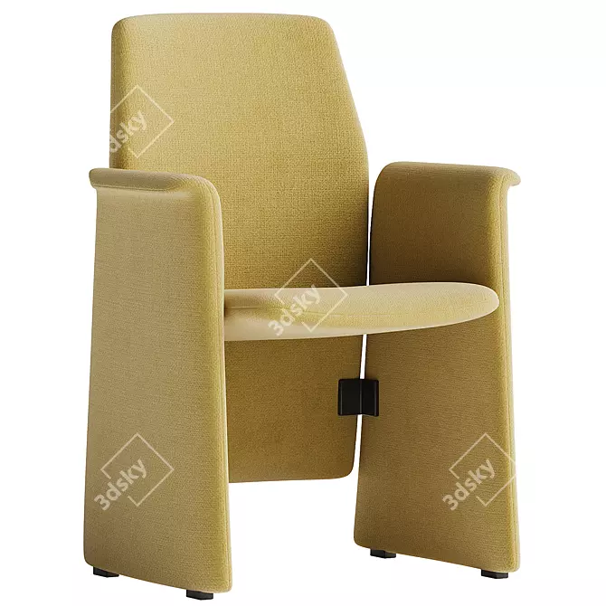 Modern Elegance: Poltrona Frau Chair 3D model image 1