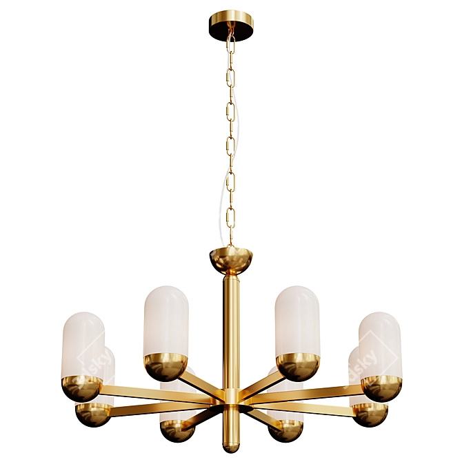 Elegant Chandelier PRIORITY Set 3D model image 6