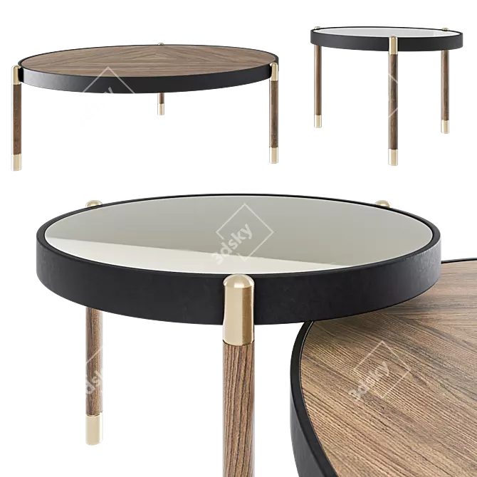 Sanremo Coffee Tables Collection 3D model image 2