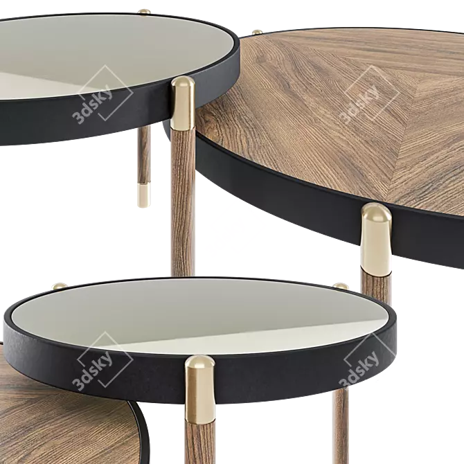 Sanremo Coffee Tables Collection 3D model image 3