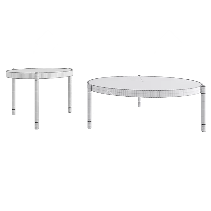 Sanremo Coffee Tables Collection 3D model image 5