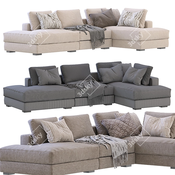 Modern BoConcept Cenova Sofa 3D model image 4