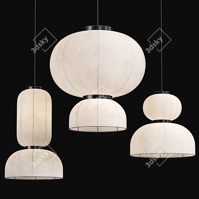 Contemporary Formakami Lamp Collection 3D model image 1