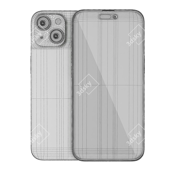 Advanced Smartphone 3D Model(Icons) 3D model image 6